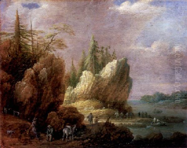 Fluslandschaft Oil Painting by Gillis Claesz De Hondecoeter