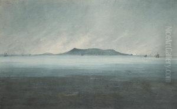 Howth, Bay Of Dublin Oil Painting by William Henry Barnard