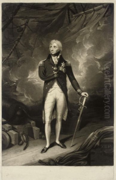 The Most Noble Lord Horatio Nelson Viscount And Baron Nelson Of Thenile Oil Painting by William S. Barnard