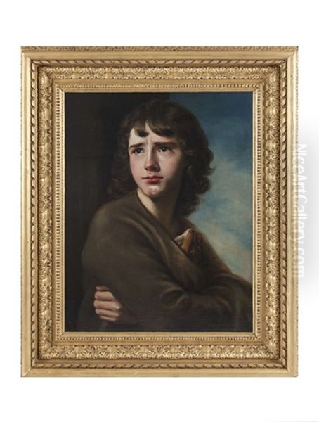 The Spartan Boy - A Portrait Of John Camillus Hone (1759-1836) Oil Painting by Nathaniel Hone the Elder