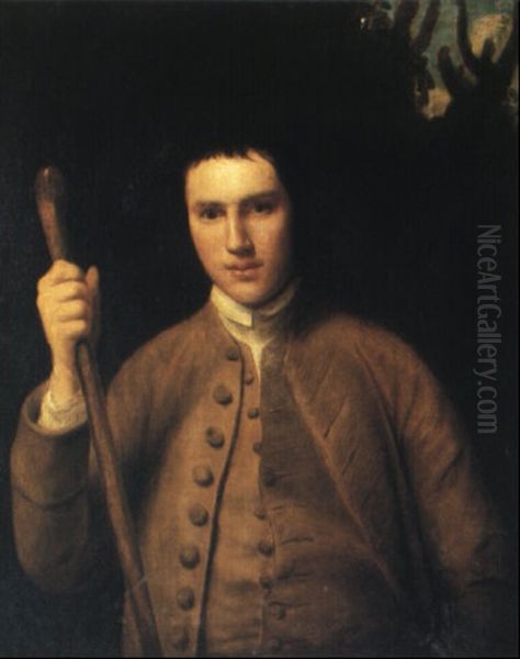 Portrait Of A Gentleman Oil Painting by Nathaniel Hone the Elder