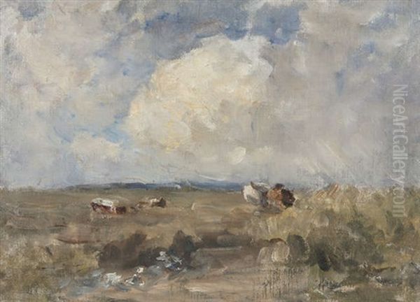 The Passing Shower Oil Painting by Nathaniel Hone the Younger