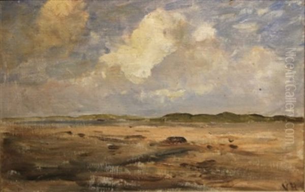 Estuary, Malahide Oil Painting by Nathaniel Hone the Younger