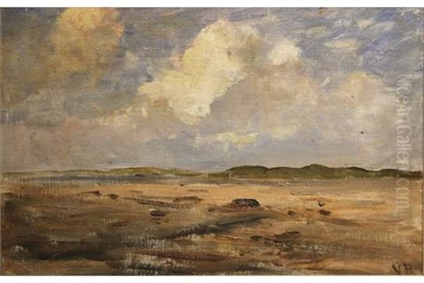 Estuary, Malahide Oil Painting by Nathaniel Hone the Younger