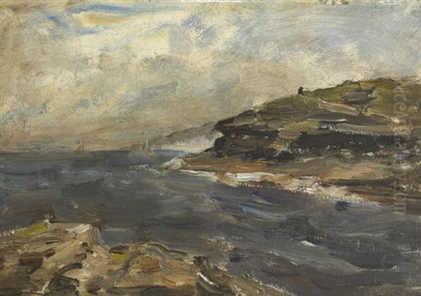 Rocks And Shore Oil Painting by Nathaniel Hone the Younger