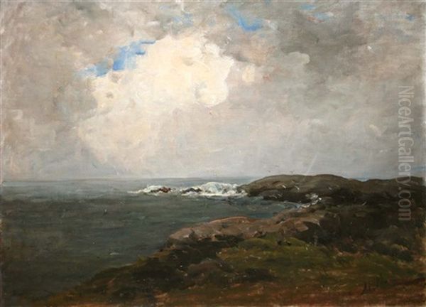 Breaking Waves, County Clare Oil Painting by Nathaniel Hone the Younger