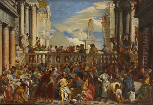 The Marriage At Cana (after Veronese) by Nathaniel Hone the Younger