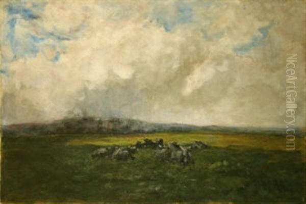 Landscape Near Malahide Oil Painting by Nathaniel Hone the Younger