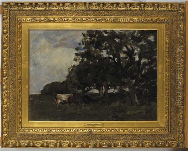 Cows In A Field (study) Oil Painting by Nathaniel Hone the Younger