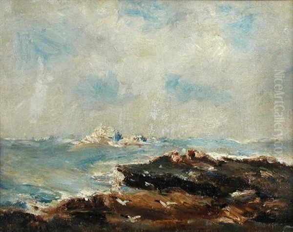 The Rocks Of Kilkee Oil Painting by Nathaniel Hone the Younger