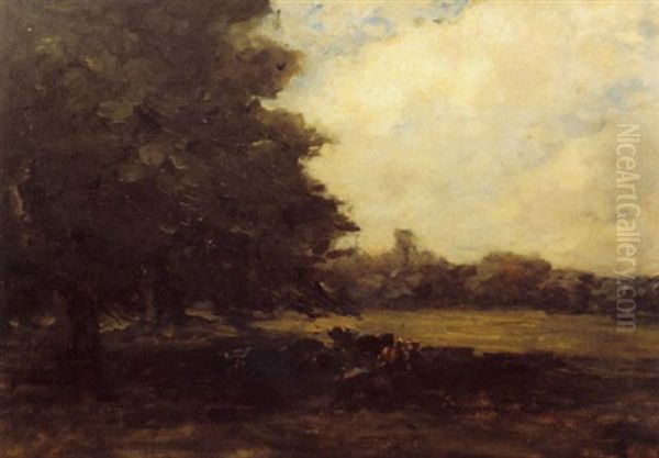 Landscape Near Malahide, With Cattle Resting by Nathaniel Hone the Younger