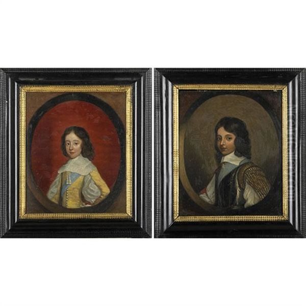 Untitled (2 Works) Oil Painting by Gerrit Van Honthorst