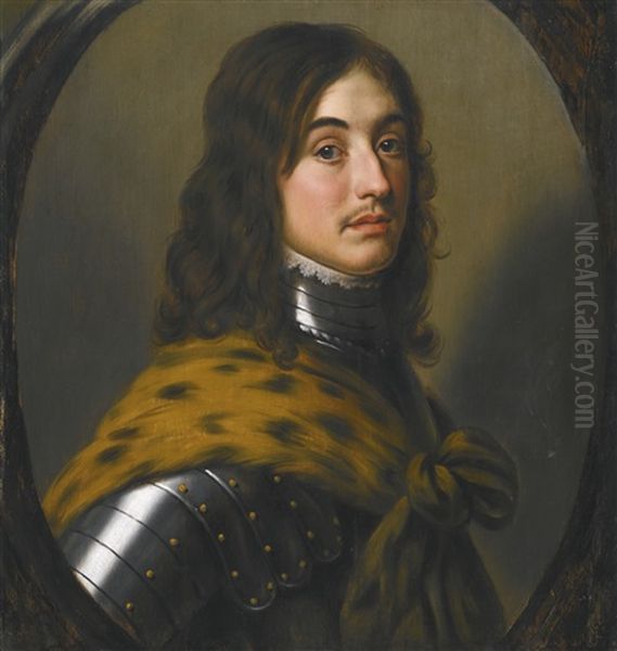 Portrait Of Maurice, Prince Palatine (1621-52) Oil Painting by Gerrit Van Honthorst