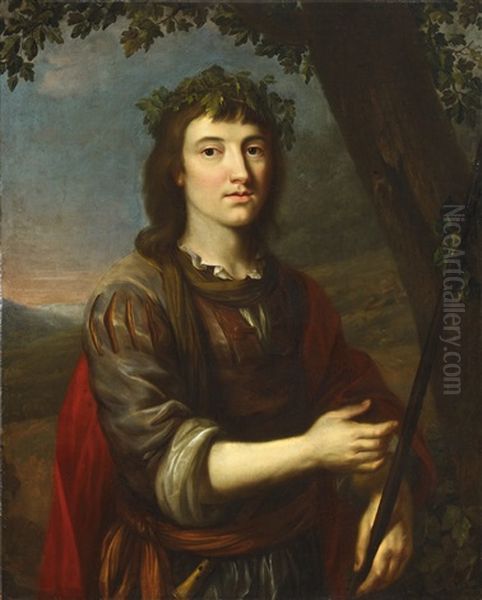 Portrait Of Karl Ludwig Of The Palatinate As Shepherd Oil Painting by Gerrit Van Honthorst