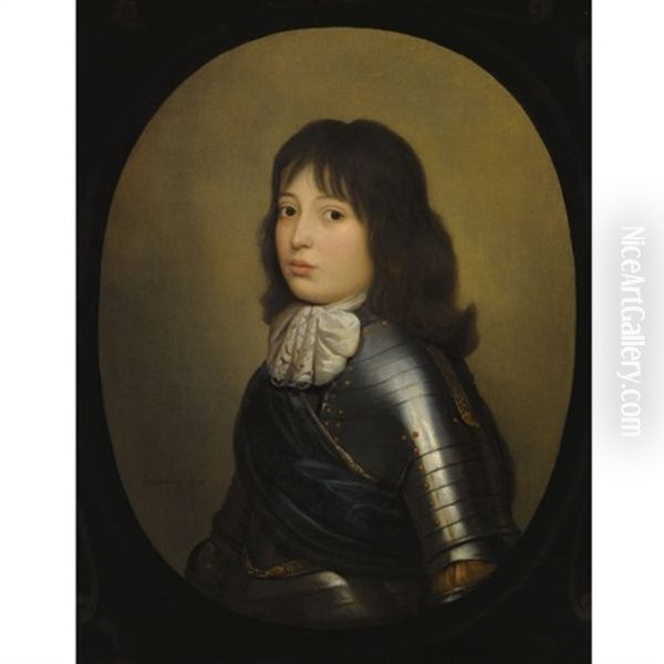 Portrait Of Prince Edward, Count Palatine Of Simmern Oil Painting by Gerrit Van Honthorst