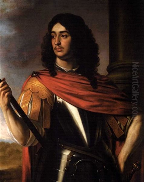 Portrait Of Edward Prince Palatine Oil Painting by Gerrit Van Honthorst