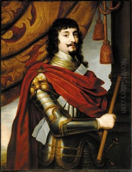 Portrait Of Frederick V King Of Bohemia,tthe Winter King Oil Painting by Gerrit Van Honthorst