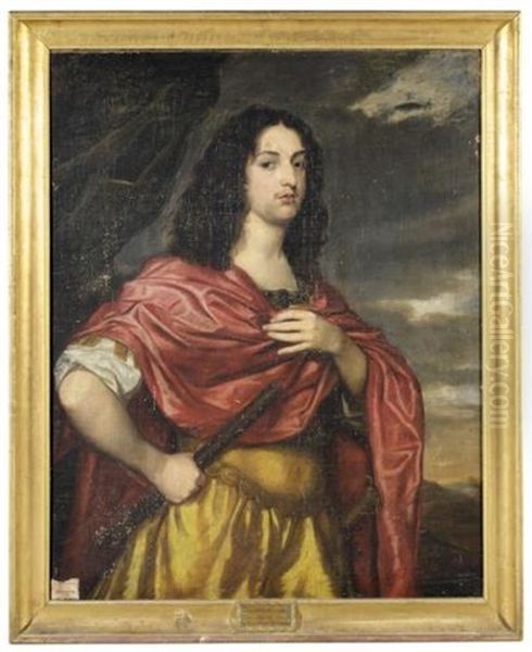 Portrait Of Eduard Prince Palatine Oil Painting by Gerrit Van Honthorst