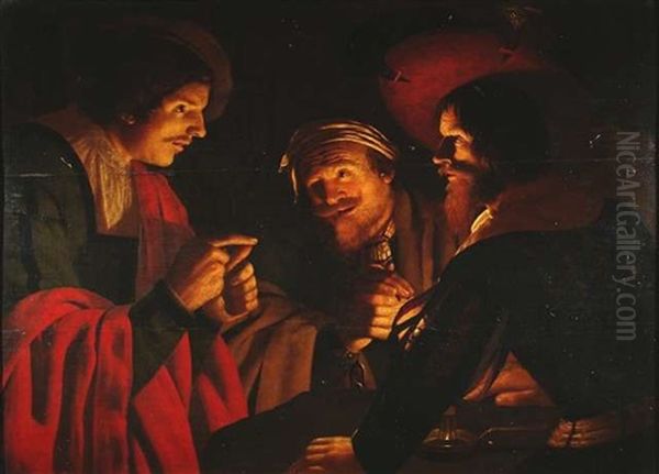 Die Traumdeutung Josephs by Gerrit Van Honthorst