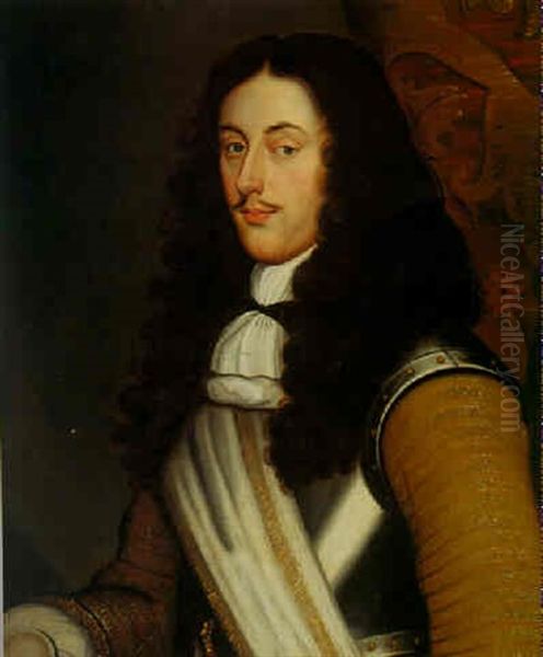 Portrait Of William Ii, Prince Of Orange Oil Painting by Gerrit Van Honthorst