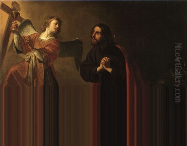 Christus Am Oelberg Oil Painting by Gerrit Van Honthorst