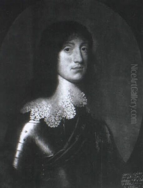 Portarit Of A Palatine Prince, Said To Be Charles Ludovic Oil Painting by Gerrit Van Honthorst