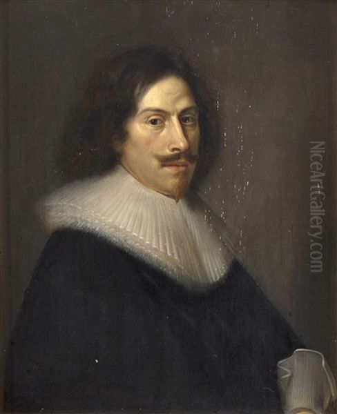 Retrato De Caballero Oil Painting by Willem van Honthorst