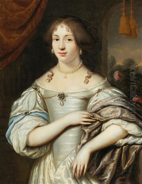 Portrait Of A Lady Oil Painting by Willem van Honthorst