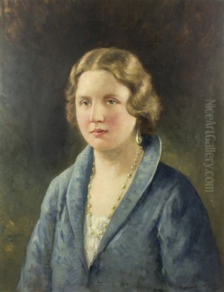 Portrait Of Young Princess, Juliana Oil Painting by Bernard de Hoog