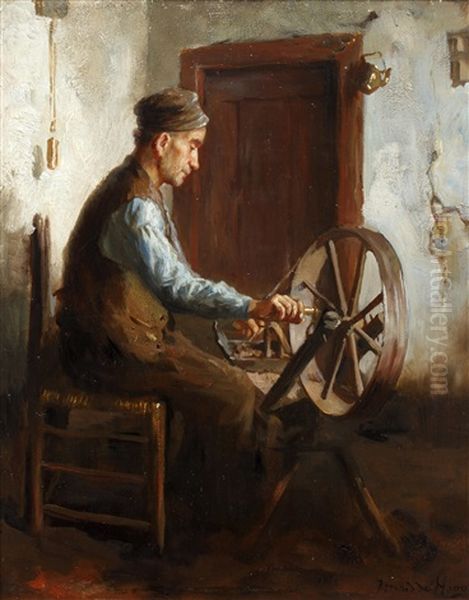 Spinning Oil Painting by Bernard de Hoog