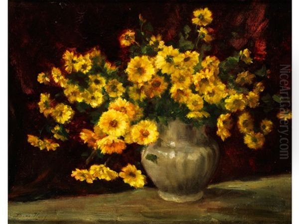 Blumenstilleben Oil Painting by Bernard de Hoog