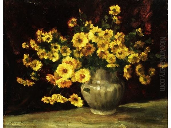 Blumenstilleben Oil Painting by Bernard de Hoog