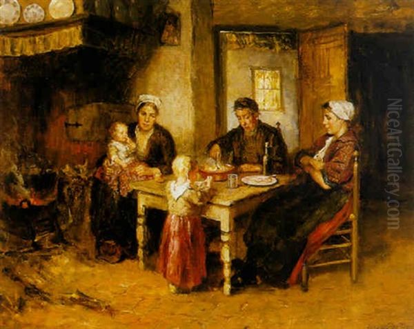 The Evening Meal by Bernard de Hoog