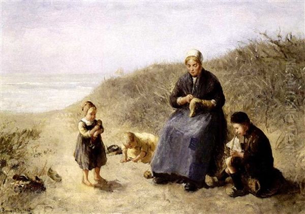 On The Dunes Oil Painting by Bernard de Hoog