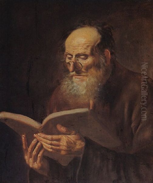 St. Paul Reading Oil Painting by Dirck van Hoogstraten