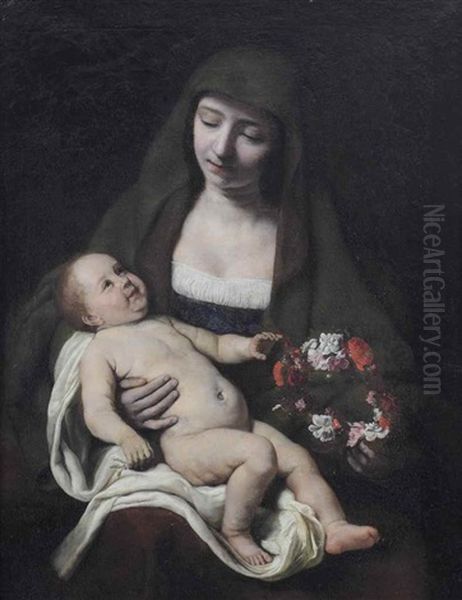 The Virgin And Child Oil Painting by Samuel Van Hoogstraten