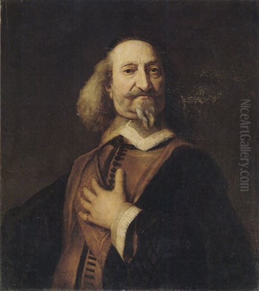 Portrait Of Axel Gustafsson, Count Oxenstierna Oil Painting by Samuel Van Hoogstraten