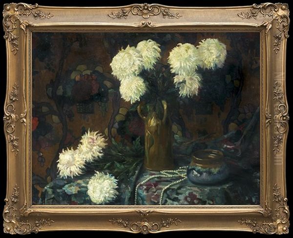 Still Life Oil Painting by Louis Van Hoorde