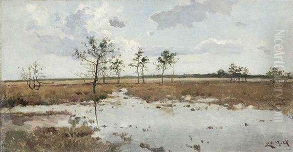 La Fagne Oil Painting by Ernest Hoorickx