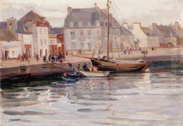 Concarneau, Brittany Oil Painting by Robert Hope