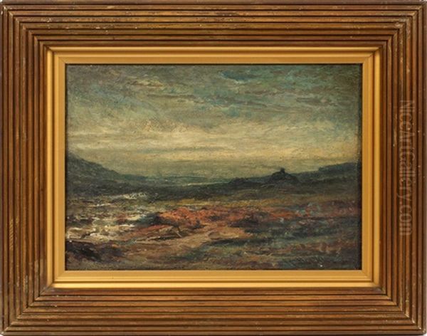 Coast Of Scotland Oil Painting by Robert B. Hopkin