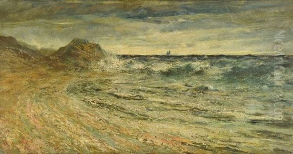 Seascape Oil Painting by Robert B. Hopkin