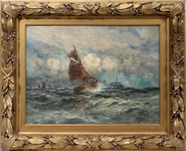 Untitled Oil Painting by Robert B. Hopkin