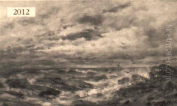 Seascape Oil Painting by Robert B. Hopkin