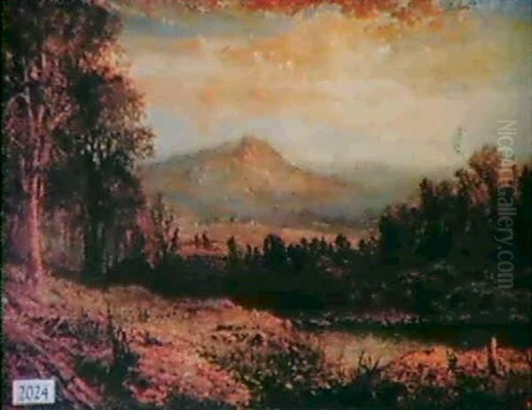 Mount Marcy, Essex Co., N.y. Oil Painting by Robert B. Hopkin