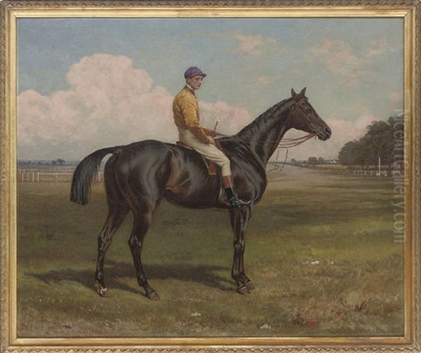 "kilwarlin" With Jack Robinson Up Oil Painting by William H. Hopkins