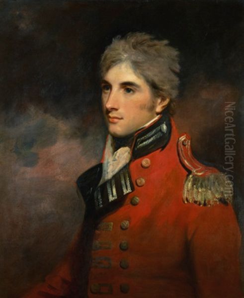 Portrait Of General Sir George Murray (1772-1846), Half-length Oil Painting by Sir John Hoppner