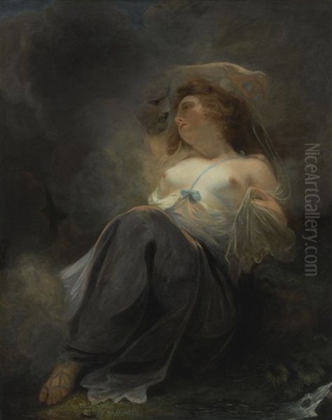 Jupiter And Io Oil Painting by Sir John Hoppner