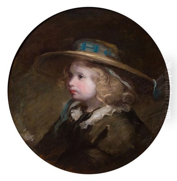 Portrait Of Princess Amelia Oil Painting by Sir John Hoppner