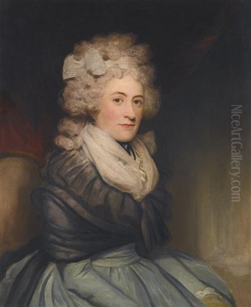 Portrait Of Emilia Charlotte Lennox (d. 1832) Oil Painting by Sir John Hoppner